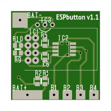 PCB ESPbutton v1.1