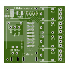 PCB ESPthermostat v1.0