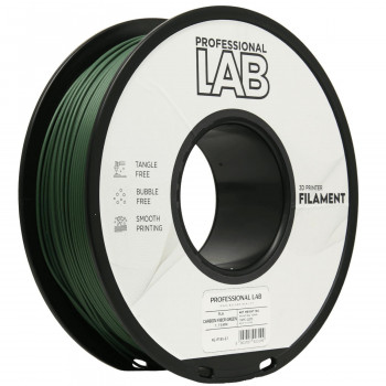 PLA CF verde 1.75mm 1kg Professional Lab