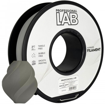 PLA mat gri 1.75mm 1kg Professional Lab