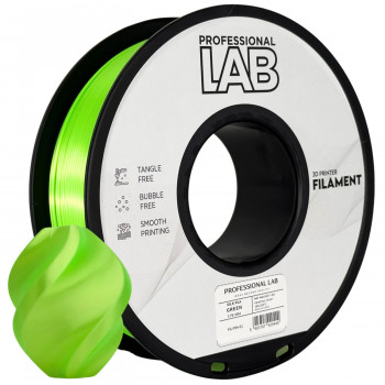PLA silk verde 1.75mm 1kg Professional Lab