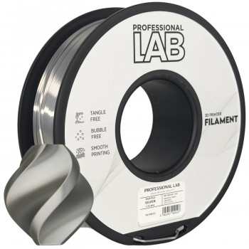 PLA silk argintiu 1.75mm 1kg Professional Lab
