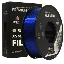PETG albastru transparent 1.75mm 1kg Smart Print