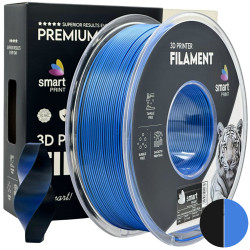 Silk PLA negru albastru 1.75mm 1kg Smart Print