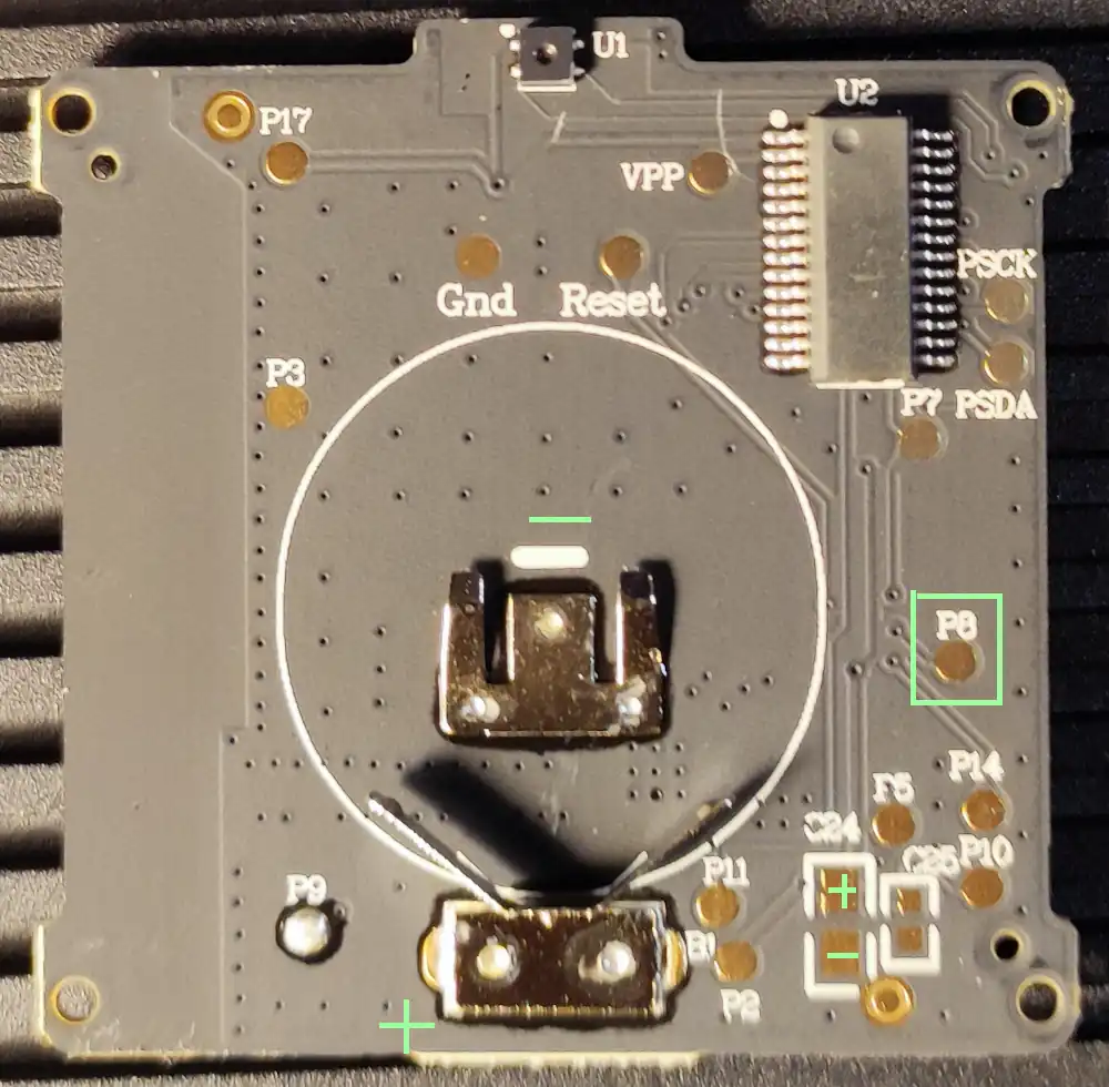 PCB senzor LYWSD03MMC